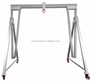 Grue à portique pliable en aluminium portable pour le levage de petits bateaux à vendre - Product Image 1
