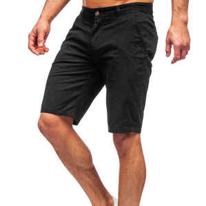 Short de golf décontracté d'été de haute qualité pour hommes séchage rapide mi-salle de sport amical couleur unie Logo poches toile Cargo Shorts brodé - Product Image 3