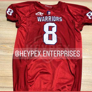 Vente chaude Maillot de football américain personnalisé à manches courtes Maillot premium de haute qualité avec service OEM - Product Image 4