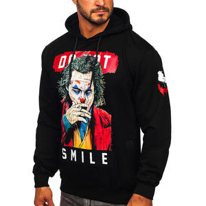 Sweat à capuche en molleton de coton biologique lourd de haute qualité avec poches, couleurs et motifs personnalisés pour hommes, hiver - Product Image 2