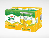 Boisson gazeuse du Vietnam Eau de coco biologique de chameau de haute qualité 100% naturelle en boîte 330ml de A & B Vietnam