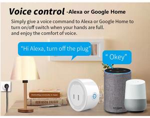 ปลั๊กพลาสติก ABS Wi-Fi พร้อมช่องเสียบ2ขาสำหรับอุตสาหกรรมญี่ปุ่นบ้านอัจฉริยะปลั๊กอัจฉริยะ Tuya <span class=keywords><strong>JP</strong></span> 10A Google Home <span class=keywords><strong>Alexa</strong></span> - Product Image 3