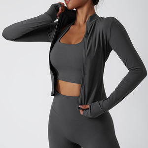 Ropa de entrenamiento de yoga más vendida, ropa deportiva para mujer, ropa deportiva, chaquetas de Yoga de 1 pieza para gran oferta - Product Image 3