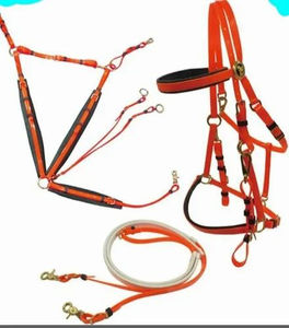 Brida de caballo ecuestre de lujo Logotipo personalizado Tamaño Transpirable Charol Top Fabricante mayorista indio - Product Image 3