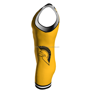 Concevez vos propres vêtements de lutte Gear hommes vente en gros sublimé Wrestling Singlet pour les clubs de lutte - Product Image 3