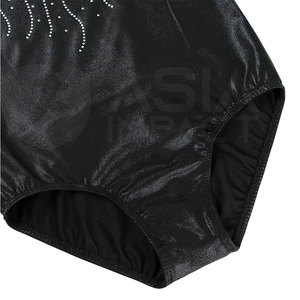 Offre Spéciale de gymnastique à manches longues brillantes de couleur personnalisée justaucorps de gymnastique personnalisés - Product Image 5