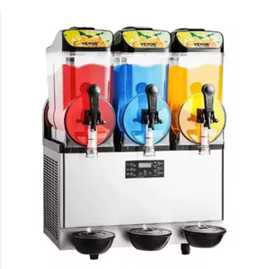 COMPRE AHORA! Nueva Máquina Comercial de Bebidas Congeladas de Triple Tanque de 15Lx3, 180 Vasos de Acero Inoxidable para Fiestas en Casa, Restaurantes, Cafeterías y Bares - Product Image 3