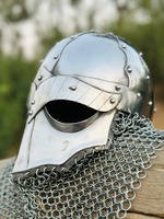 Casque de cotte de mailles Viking chevalier médiéval casque en acier casque de Viking allemand Cosplay armure meilleur cadeau