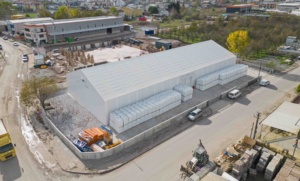 Carpa industrial de estructura de acero de 23x57M diseñada para carga de nieve de 75kg y velocidad del viento de 100 km/h - Product Image 5