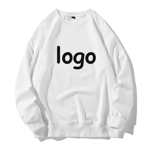 Unisex High Quality <b>Oversized</b> Crewneck Sweatshirts XXS Size Plain Drop Shoulder Fleece Custom 3D Embroidery <b>Hoodies</b> Sweatshirts - Product Image 2