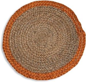 แผ่นรองจานและจานรองแก้วทำมือหลากสีสำหรับตกแต่งหวายสาน - Product Image 1