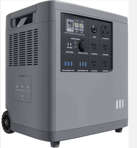 Auténtica Estación de Energía Portátil y de Respaldo para el Hogar Power E, Capacidad de 3.5-14kWh / Salida de CA de 3-6kW - Pantalla Digital, Plástico Gris - Product Image 4