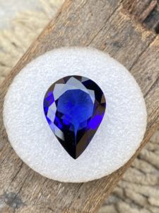Piedra cortada de pera de tanzanita Natural de excelente calidad certificada con excelente color Zoisita Natural 32,62 quilates Lupa limpia - Product Image 5