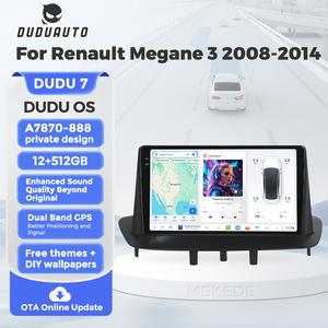 DUDUAUTO DUDU7 GPS Carplay Sans Fil 8 Cœurs <span class=keywords><strong>Android</strong></span> 12+512 Go Smart GPS <span class=keywords><strong>Radio</strong></span> BT Pour Renault <span class=keywords><strong>Megane</strong></span> <span class=keywords><strong>3</strong></span> 2008-2014 - Product Image 2