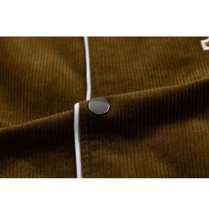 Chaquetas de Hombre de Pana de Alta Calidad, con Logotipo Personalizado, Chaqueta de Cuero PU, Estilo Urbano, Bordado, Talla Grande - Product Image 4