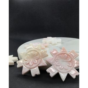 หอยสังข์สีชมพูแกะสลักลายกากบาท บรรจุในถุง - Product Image 2