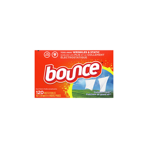 Bounce Eco-Friendly Solid Kitchen Use Pet Hair and Lint Guard Mega Dryer Sheets con 3X Pet Hair Fighters Fresh Scent 90 Count - Product Image 1
