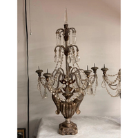 Candélabre en fer forgé fait main de style vintage, qualité supérieure, pour la maison, les mariages, les églises, les festivals, les décorations de Noël, couleur et logo personnalisables, pour table