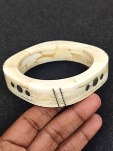 Bracelets en os naturel pour fille, mode, parfaits pour les cadeaux, la famille, les amis, prix de gros, bijoux faits à la main au meilleur prix - Product Image 3