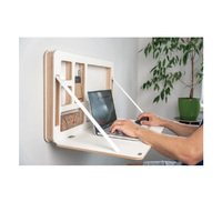 Bureau mural minimaliste Murphy Bureau flottant