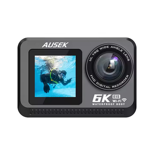 กล้องแอคชั่นกันน้ำ 6k 30fps มุมกว้าง 170 องศา รองรับ Youtube Wifi ไร้สาย จอแสดงผลคู่ สำหรับกีฬา - Product Image 3