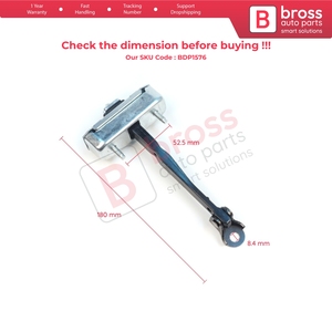 BDP1576 Conjunto Limitador de Puerta Trasera para Avensis MK3 T27 T270 2009-2018 6863005050 - Product Image 5