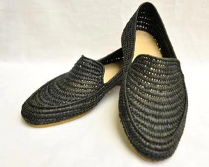 Chaussures en raphia faites à la main, pantoufles en raphia - Product Image 1