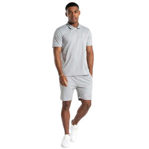 Haute qualité hommes été décontracté tricoté pour Polo T-Shirt tissu respirant avec motif d'impression solide technique de broderie foncée - Product Image 2