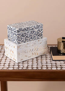 Boîte décorative artisanale du Vietnam en nacre, écologique, élégante, proposé à prix de gros - Product Image 2