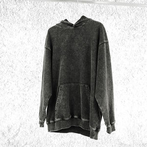 Custom High Quality Vintage Wash Oversized Hoodie <b>Men</b> Retro Streetwear Designer Clothing 3D Pattern Embroidered ODM Hoodies - Product Image 1