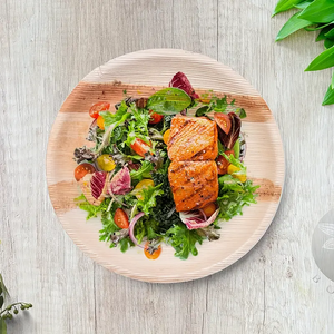 Meilleurs produits Tienphong en gros 2024! Assiette ronde en feuille de palmier en bambou de grande quantité pour cuisine salle à manger fête nouvelle vente! - Product Image 1