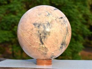 Esfera de Piedra Lunar Natural de Primera Calidad, Decoración para el Hogar, Feng Shui, Artículos Coleccionables, Cristal Tallado Grabado de Calidad Premium - Product Image 4