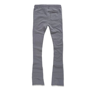 Pantalon de survêtement empilé pour hommes de qualité supérieure survêtement couleur grise à manches longues survêtement décontracté avec poches kangourou - Product Image 6