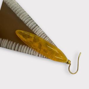 ต่างหูทำด้วยมือหรูหราสำหรับผู้หญิงทำจากเขาวัวขัดมันด้วยเพชรมุกสไตล์ใหม่งานฝีมือธรรมชาติที่ได้แรงบันดาลใจจากสัตว์เครื่องประดับขายดี - Product Image 5