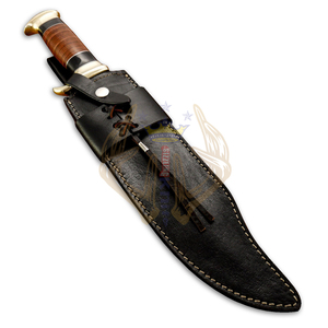 Crocodile Dundee Bowie Hunting Knife Custom Handmade D2 Steel Blade with Leather Sheath, Ergonomic Grip, Ideal Gift for Outdoors - Product Image 2