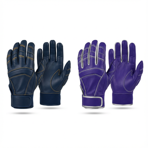 Gants de baseball personnalisés OEM avec logo, cuir de qualité supérieure, prise confortable pour l'entraînement, sports de plein air, équipement de qualité professionnelle - Product Image 3