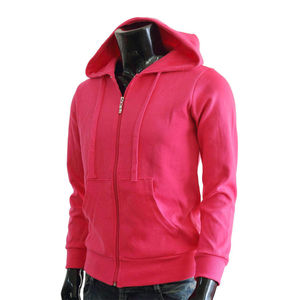 Streetwear à capuche en molleton délavé vintage pour hommes, veste en détresse avec broderie du fabricant personnalisé, sweats à fermeture éclair en strass pour hommes - Product Image 3