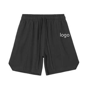 Top Summer Fitness Uso al aire libre Jogger Shorts Pantalones cortos de tendencia sueltos Elegantes pantalones cortos con cordón de fitness lisos - Product Image 6