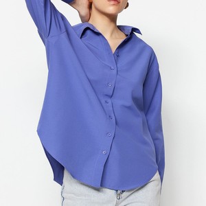 เสื้อเชิ้ตแขนยาวผู้หญิงคุณภาพสูง ผลิตตามสั่ง ขายส่ง OEM ระบายอากาศ แห้งเร็ว ป้องกันรอยยับ ยั่งยืน ปรับแต่งได้ - Product Image 3