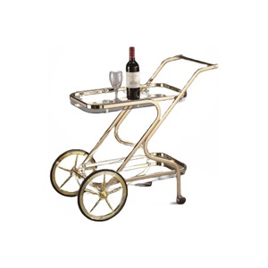 รถเข็นบาร์เคลื่อนที่ทำจากโลหะร่วมสมัยรถเข็นมีสไตล์และใช้งานได้จริงสำหรับห้องรับประทานอาหารในโรงแรมห้องนั่งเล่นและห้องเก็บไวน์ - Product Image 1
