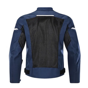 Veste de Moto d'Été pour Hommes et Femmes, Équipement de Moto avec Rembourrage de Protection, Tissu Cordura, Visibilité Nocturne Améliorée - Product Image 2
