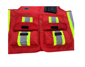 Chaleco DE SEGURIDAD reflectante de poliéster de alta calidad Diseño de moda al aire libre suave para equipos de defensa personal-Venta al por mayor - Product Image 3