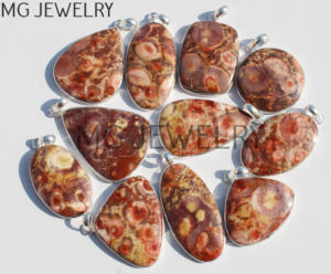 จี้พลอยแจสเปอร์รูปตานกประดับคริสตัลชุบเงินจี้แฟชั่น - Product Image 1