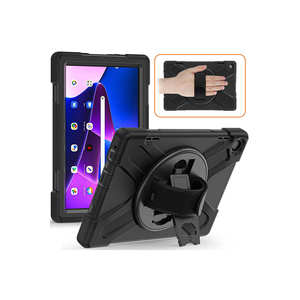 Étui de tablette robuste en silicone de la série Netzy Defender pour Lenovo Tab M10 HD (2e génération) Noir - Housses et étuis pour tablettes - Product Image 4