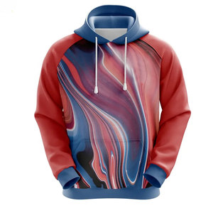 New Style Long Sleeve <b>Men</b> Sublimation Baseball & Softball Hoodies Plus Size Sublimation Baseball & Softball Hoodies - Product Image 2