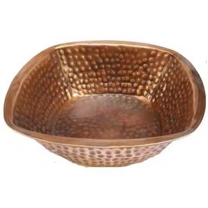 Cuenco de Cobre con Acabado Antiguo, Ideal para Regalos y Perfecto para la Cena Diaria y Ocasiones Especiales - Product Image 1