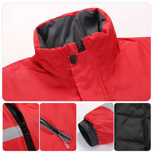 Chaqueta Deportiva Cortavientos con Capucha, Tira Reflectante de Alta Visibilidad, Bolsillos, Poliéster Softshell, Precio de Fábrica, Personalizable - Product Image 3