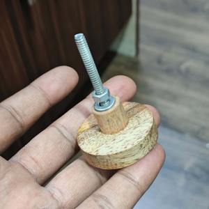 Perilla de remolino de resina de madera hecha a mano, manija de cajón de gabinete ecológica duradera natural rústica - Product Image 3