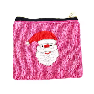 กระเป๋าใส่เหรียญปักลายลูกปัดสำหรับเทศกาลคริสต์มาสกระเป๋าใส่เหรียญปักลายธีมวันหยุดสำหรับงานปักครอสติชและงานเย็บปักถักร้อย - Product Image 4