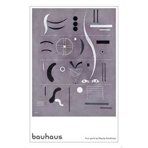 Póster Bauhaus de cuatro partes de Wassily Kandinsky - Product Image 4